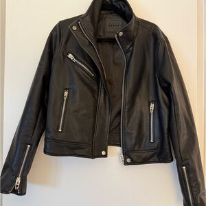 Women's BlankNYC Black Leather Jacket
